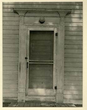 Chittenden County, Colchester, Dingler Farm, 1810, Front Door