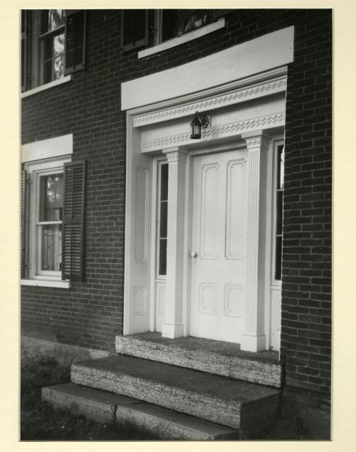 Chittenden County, Milton Allen House, Main Doorway