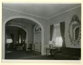Chittenden County, Burl. Grassemount, Front Parlor and Hall