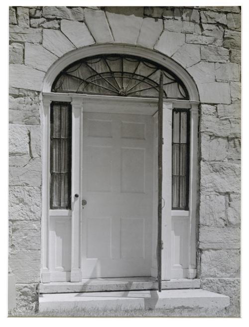 Addison County-Orwell  Leonard House, Detail main Entrance