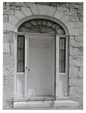 Addison County-Orwell  Leonard House, Detail main Entrance