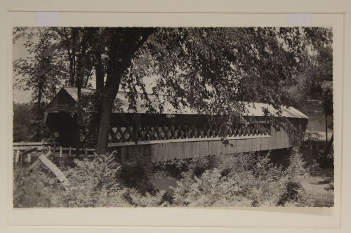 Windsor County-Norwich Bridge Over Ompompanoosic River 1870