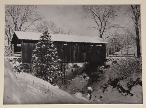 Washington County, Waitsfield High Bridge in Winter, 1835