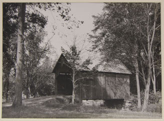 Windsor County, West Windsor on back road to Weathersfield Bridge over Mill Brook, 1869