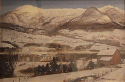 The Valley Under Snow and Frost