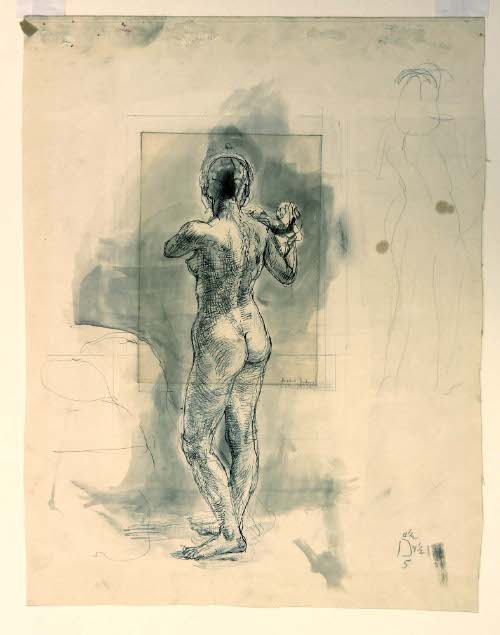 Nude, Back View