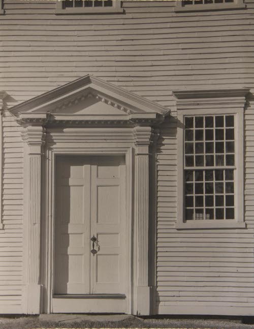 Rockingham Meeting House, 1787 Front Entrance