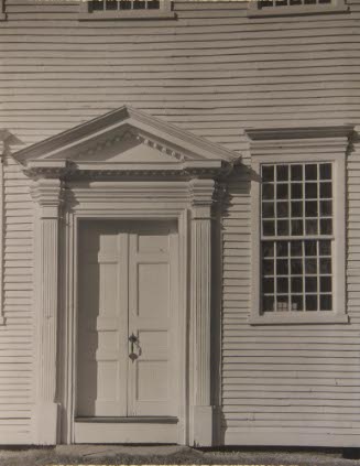 Rockingham Meeting House, 1787 Front Entrance