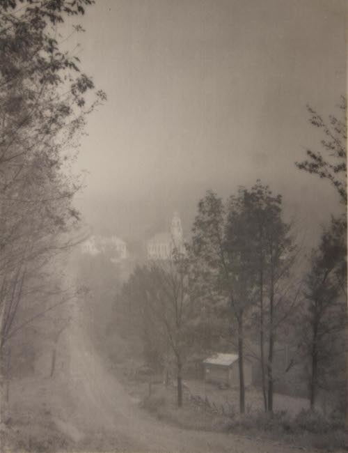Marlboro, Windham County, The village from the E., in fog The Ghost Village