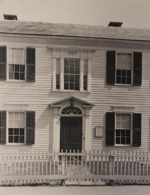 Windsor CO.. Woodstock D.A.R. House, 1807