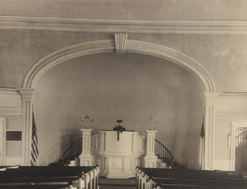 Congregational Church-1833, Pulpit End