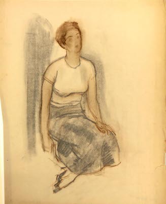 Seated woman