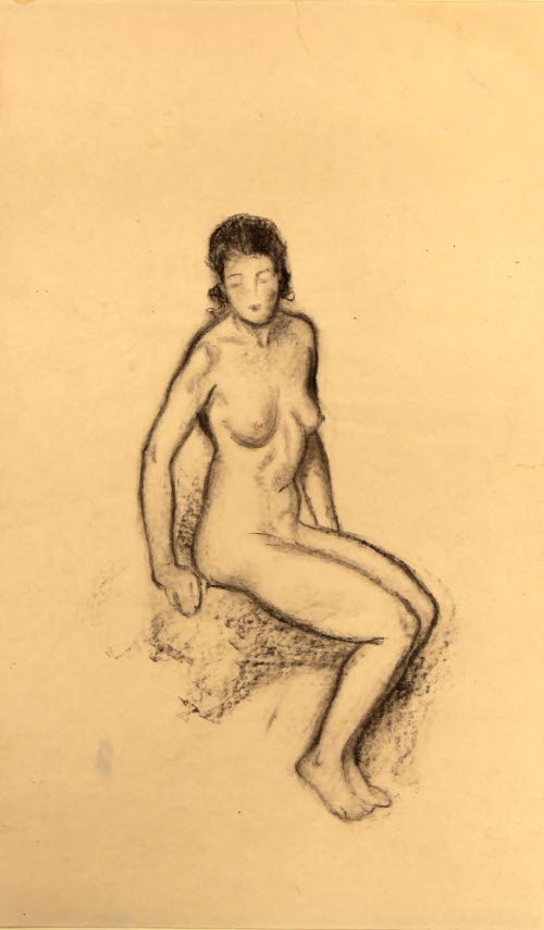 [Seated Female Nude]